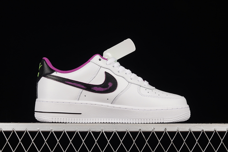 Air Force 1 Low 07 Just Do It White/Black/Purple 5