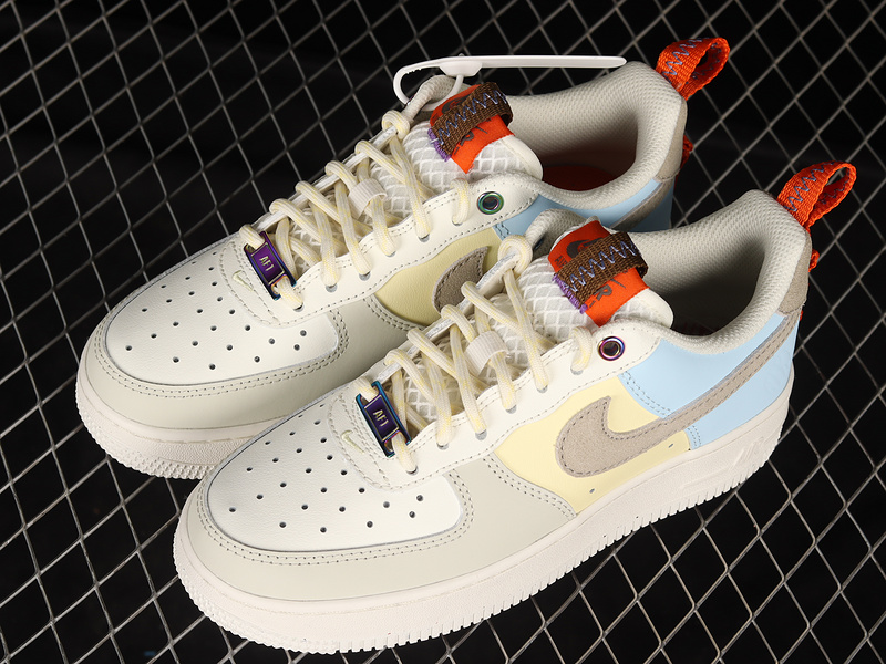 Air Force 1 Low 07 Lx Sail/Light Yellow/Blue 3