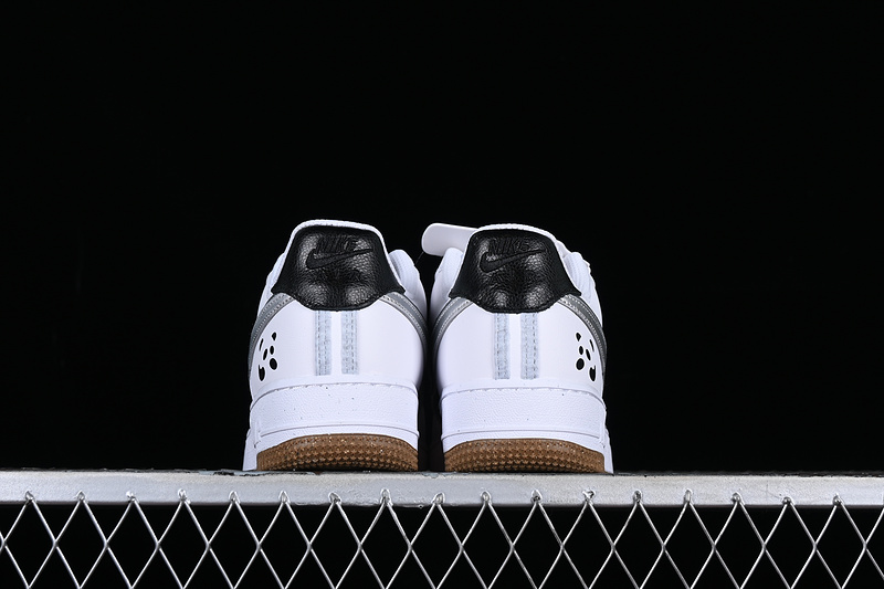 Nike Air Force 1 '07 Low White/Black/Silver 13