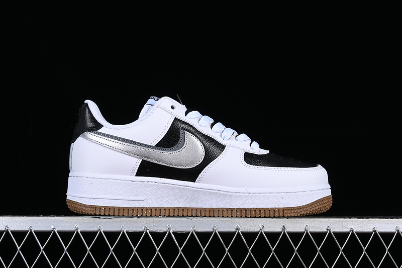 Nike Air Force 1 '07 Low White/Black/Silver 17