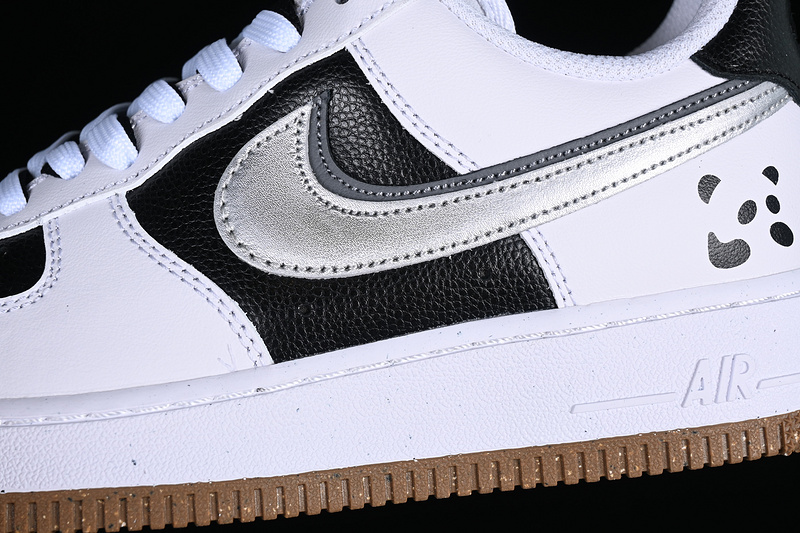 Nike Air Force 1 '07 Low White/Black/Silver 21