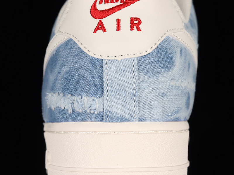 Air Force 1 Low 07 Denim Blue/Beige/Red 25