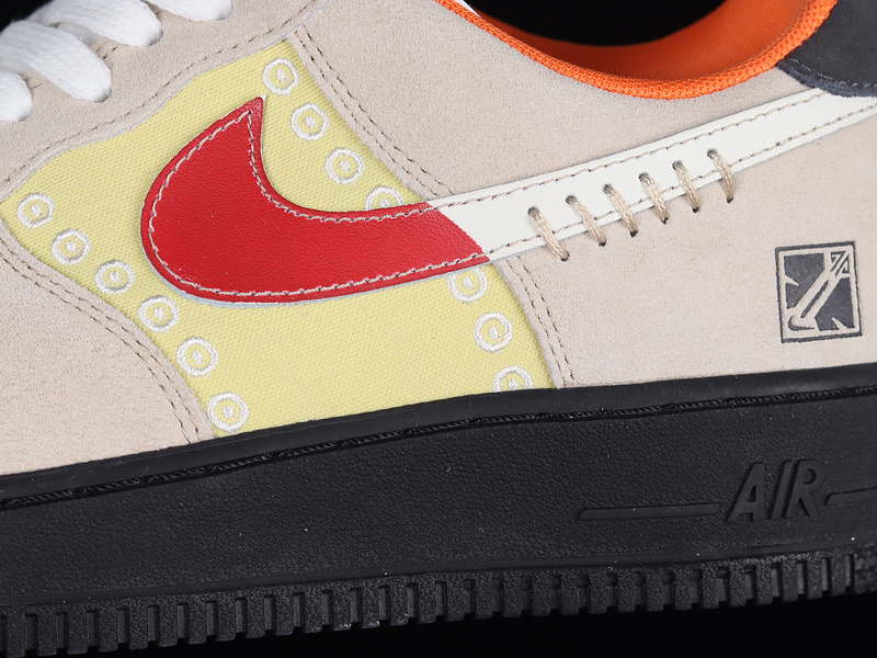 Air Force 1 Low 07 Familia Sanddrift/University Red/Lemon Wash/Dark Smoke Grey 9