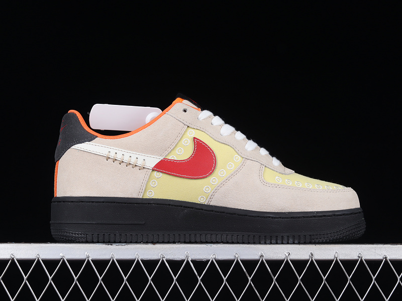 Air Force 1 Low 07 Familia Sanddrift/University Red/Lemon Wash/Dark Smoke Grey 29