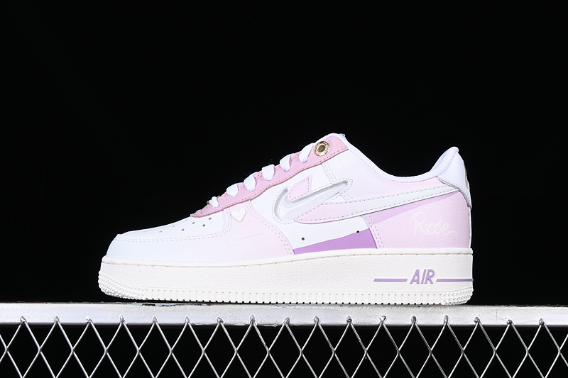 Nike Air Force 1 '07 Low White/Pink/Purple 7