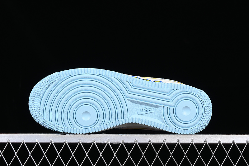 Nike Air Force 1 '07 Low Doraemon White/Yellow/Blue 5