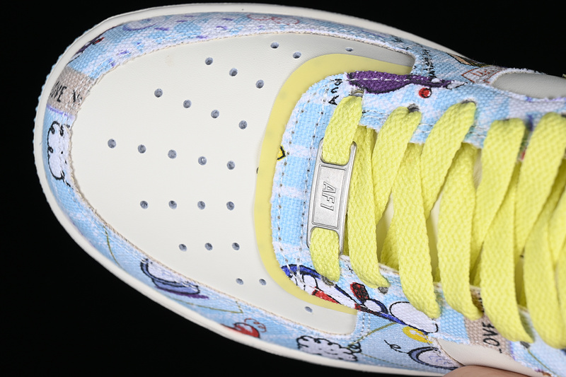 Nike Air Force 1 '07 Low Doraemon White/Yellow/Blue 7