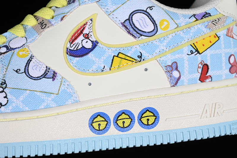 Nike Air Force 1 '07 Low Doraemon White/Yellow/Blue 13