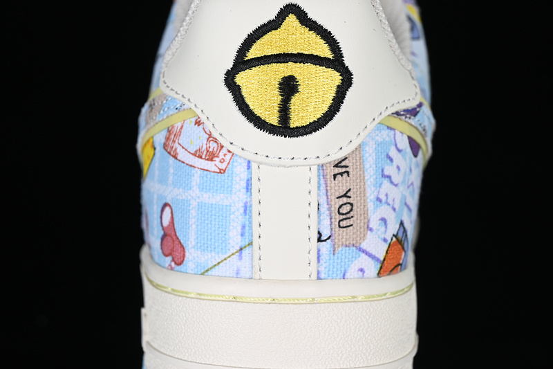 Nike Air Force 1 '07 Low Doraemon White/Yellow/Blue 15