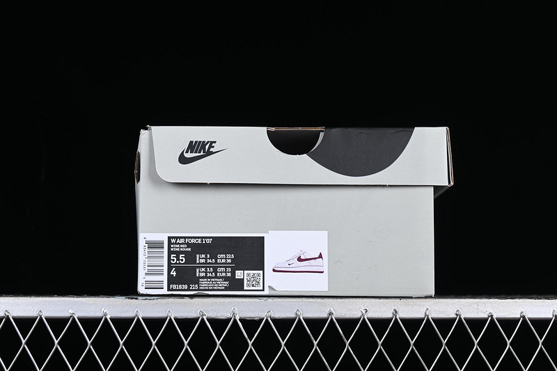 Nike Air Force 1 '07 Low Lafite Red/White 25