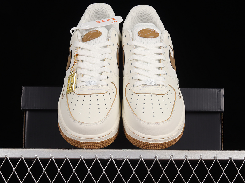 Air Force 1 Low Rice White/Rice White/Brown 7