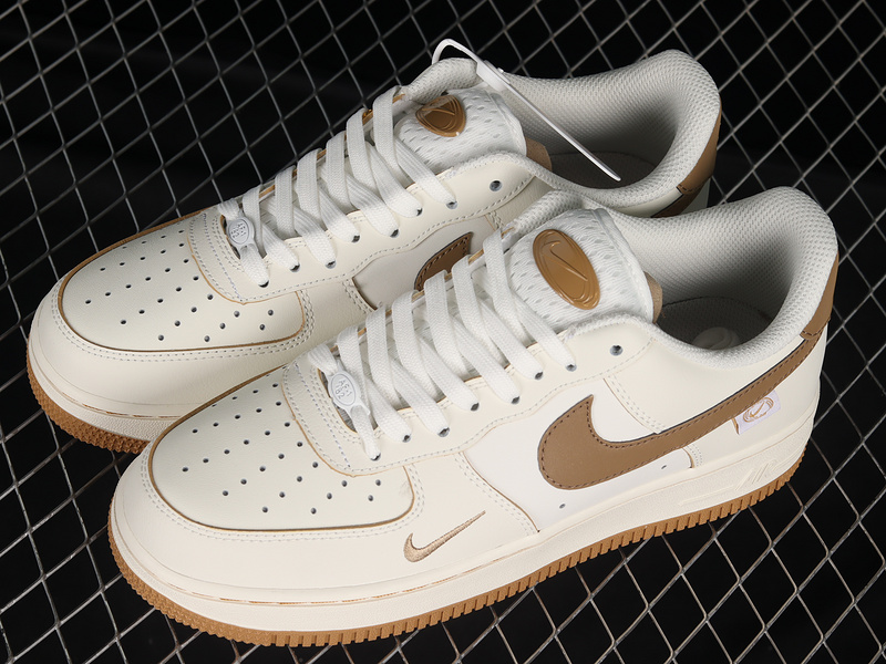 Air Force 1 Low Rice White/Rice White/Brown 27