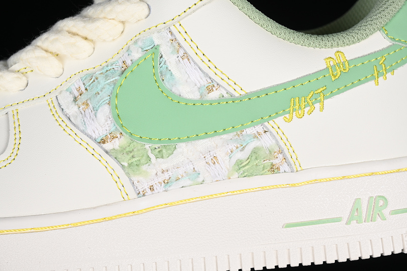 Nike Air Force 1 '07 Low Just Do It White/Green 3