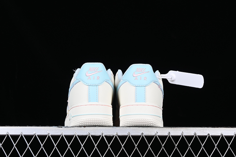 Nike Air Force 1 '07 Low Just Do It White/Blue/Pink 13