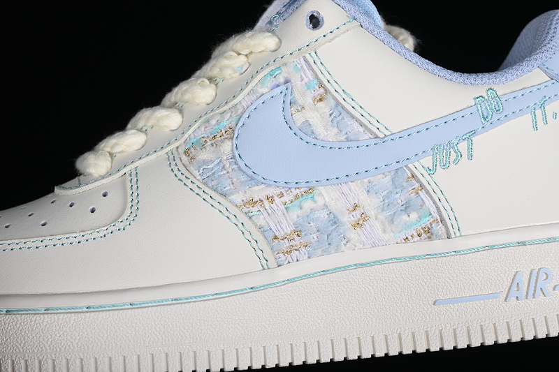 Nike Air Force 1 '07 Low Just Do It White/Blue 7