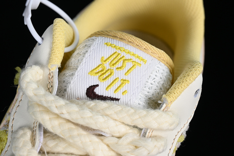 Nike Air Force 1 '07 Low Just Do It White/Gold 19