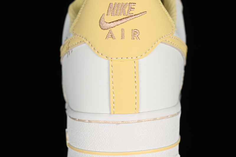 Nike Air Force 1 '07 Low Just Do It White/Gold 21