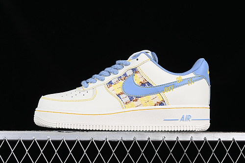 Nike Air Force 1 '07 Low Just Do It White/Yellow/Blue 5