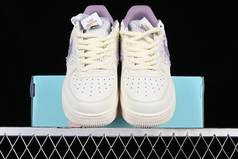 Nike Air Force 1 '07 Low Low Just Do It White/Purple 5