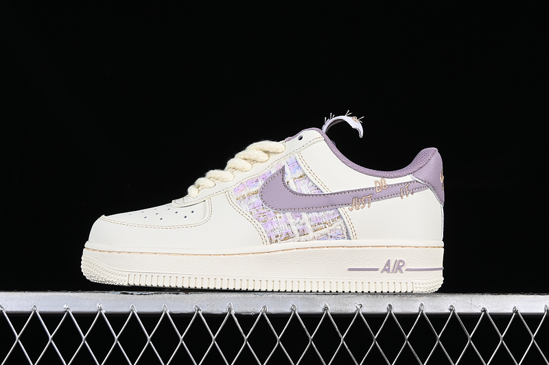 Nike Air Force 1 '07 Low Low Just Do It White/Purple 15