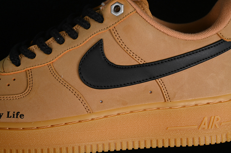 Nike Air Force 1 '07 Low Black/Wheat 15