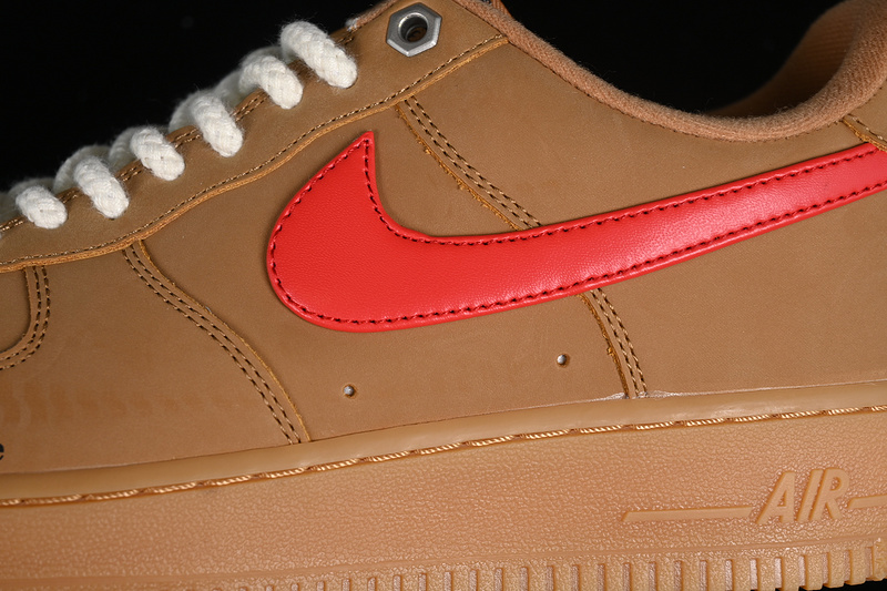 Nike Air Force 1 '07 Low Brown/Red 3