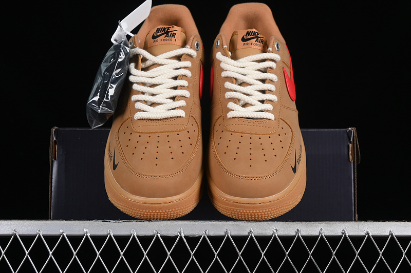 Nike Air Force 1 '07 Low Brown/Red 27