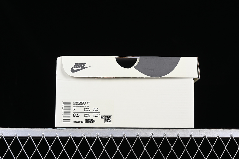 Nike Air Force 1 '07 Low White/Brown/Black 5