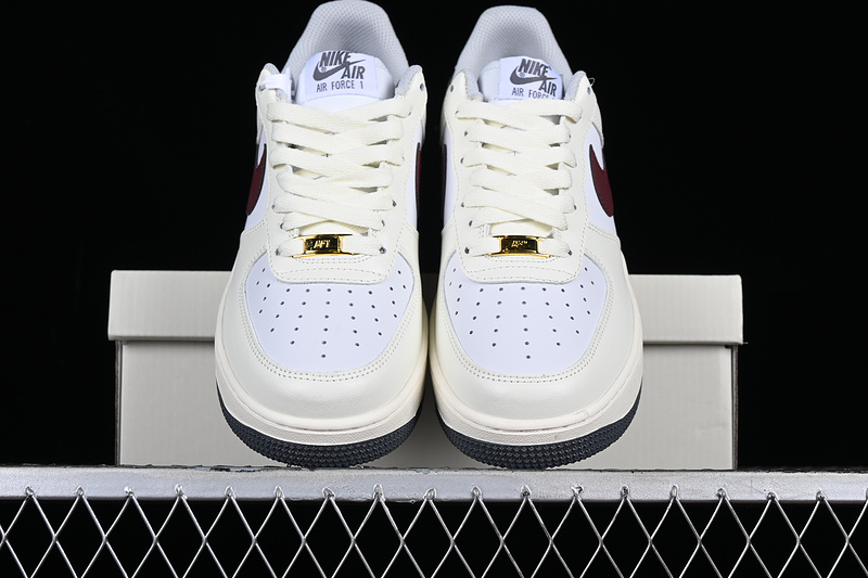 Nike Air Force 1 '07 Low White/Off White/Red 7