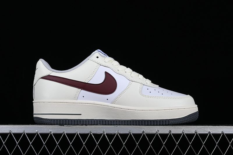 Nike Air Force 1 '07 Low White/Off White/Red 13