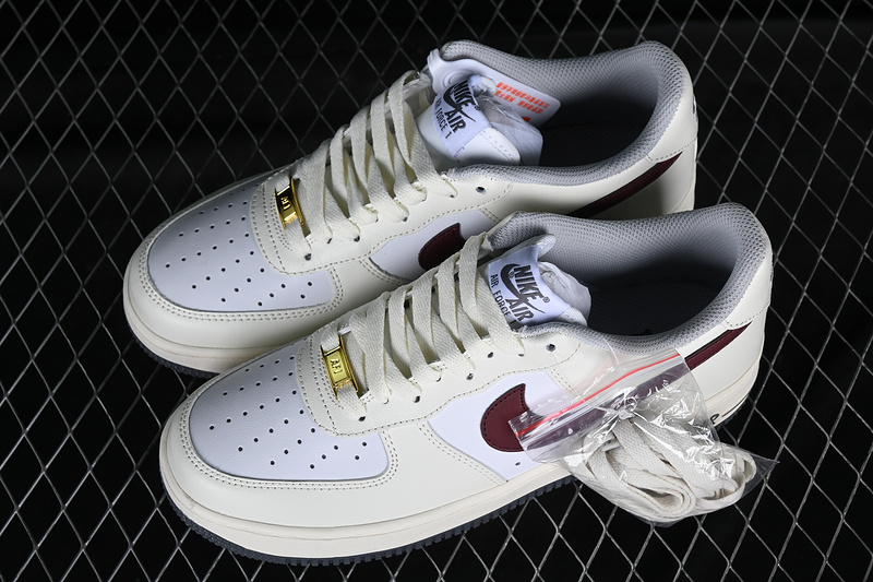 Nike Air Force 1 '07 Low White/Off White/Red 17