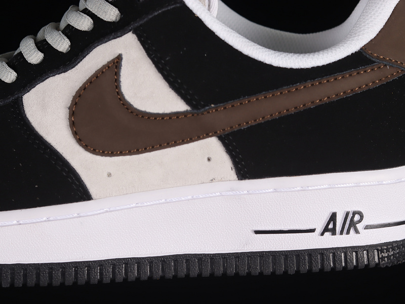 Nike Air Force 1 '07 Low White/Black/Dark Brown 7