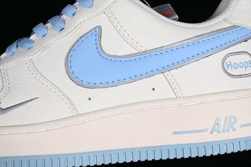 Nike Air Force 1 '07 Low Hoops White/Blue 7