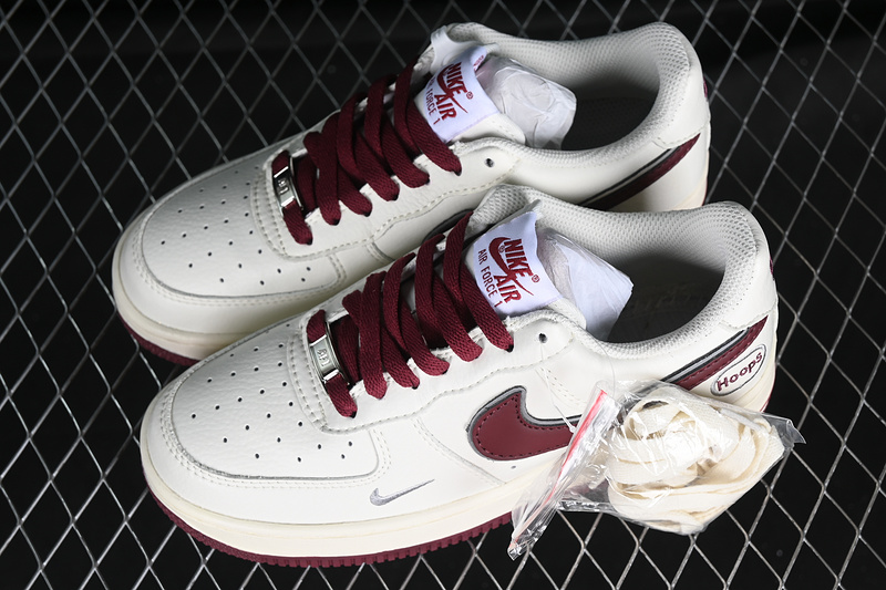 Nike Air Force 1 '07 Low Hoops White/Red 9