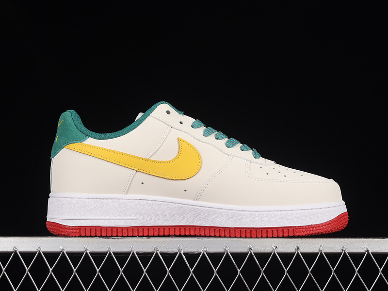 Air Force 1 Low 07 Beige/Green/Yellow-Red 5