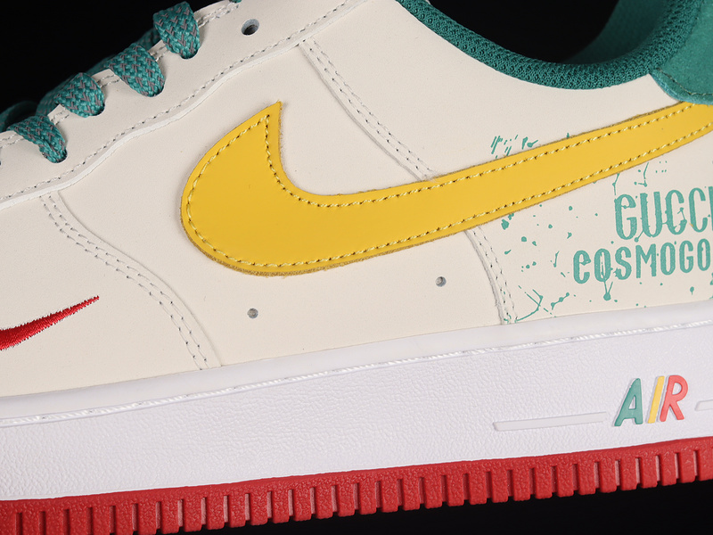 Air Force 1 Low 07 Beige/Green/Yellow-Red 25