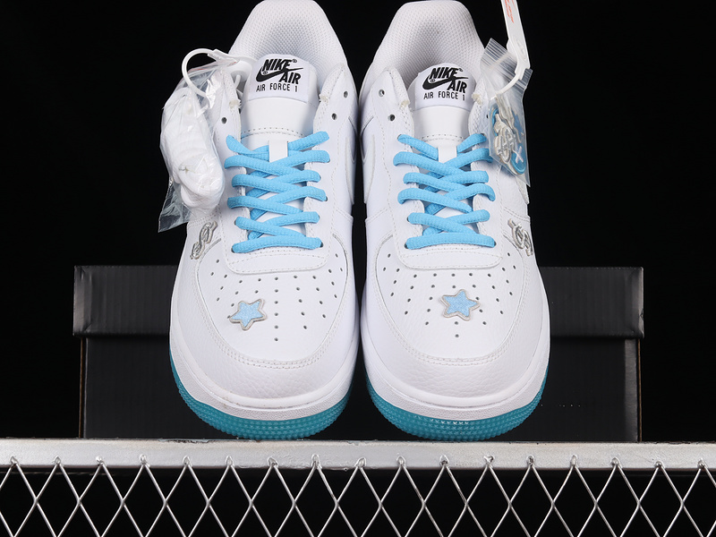 Air Force 1 Low 07 Auspicious White/White/Blue 13