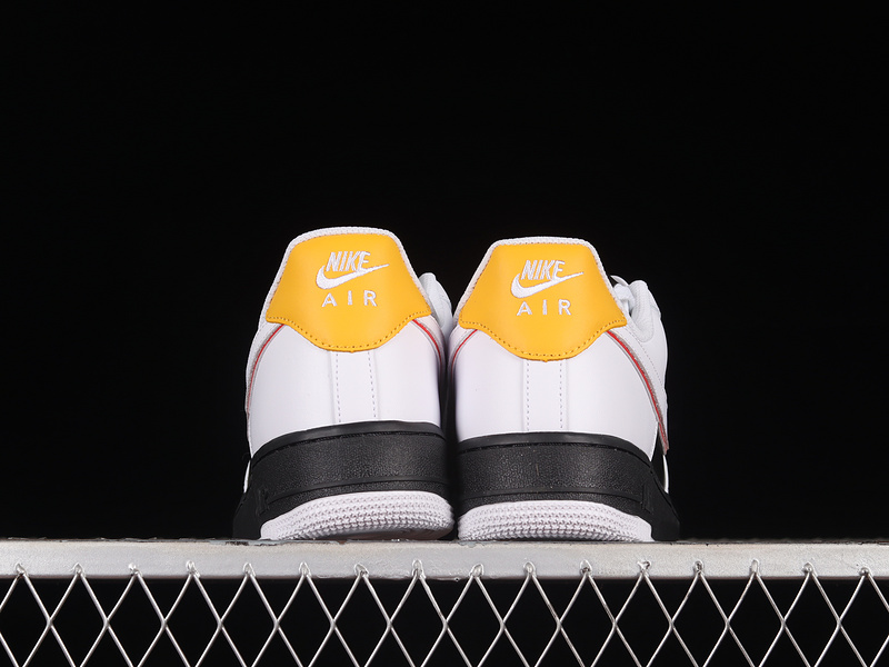 Nike Air Force 1 '07 Low White/Black/Yellow 19