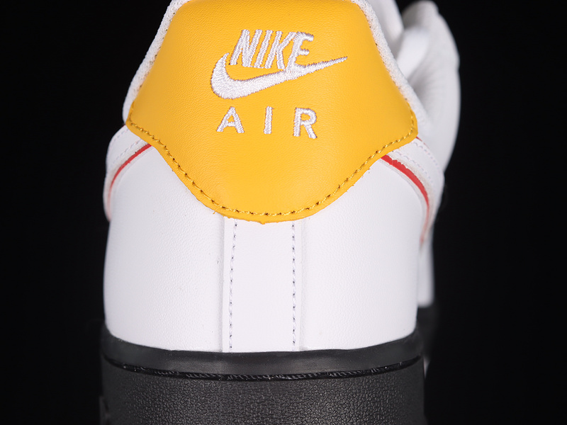 Nike Air Force 1 '07 Low White/Black/Yellow 21