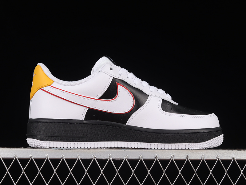 Nike Air Force 1 '07 Low White/Black/Yellow 29