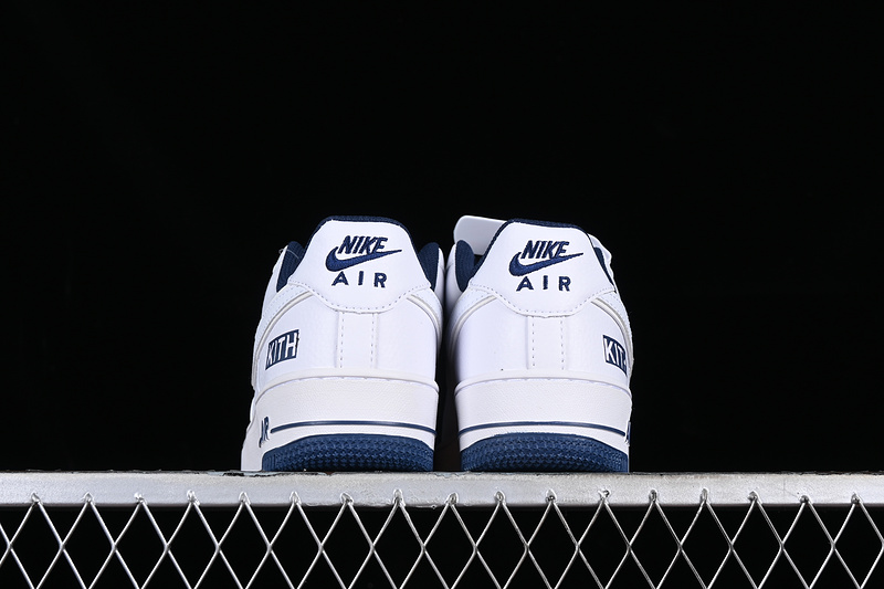 Kith Nike Air Force 1 '07 Low White/Black/Blue 3