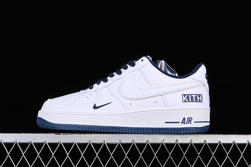 Kith Nike Air Force 1 '07 Low White/Black/Blue 19