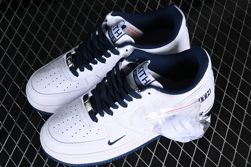 Kith Nike Air Force 1 '07 Low White/Black/Blue 23