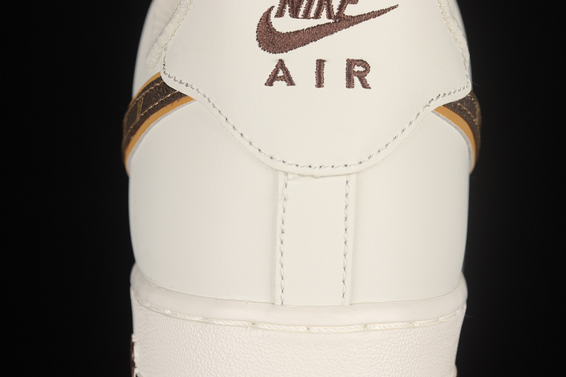 Nike Air Force 1 '07 Low White/White/Brown 9