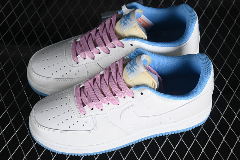 Nike Air Force 1 '07 Low White/Blue/Pink 9