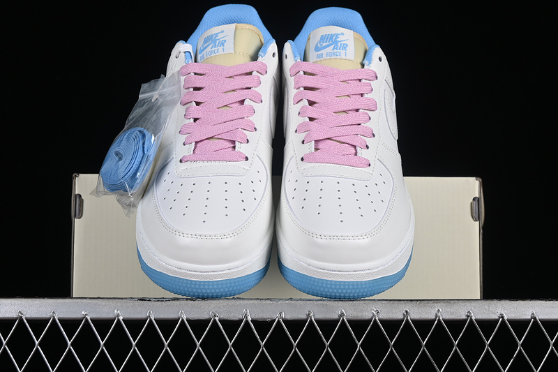 Nike Air Force 1 '07 Low White/Blue/Pink 15