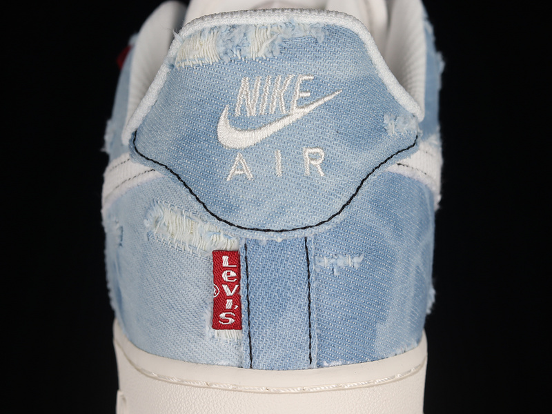 Levi's X Air Force 1 Low 07 Denim Blue/Beige/Red 27