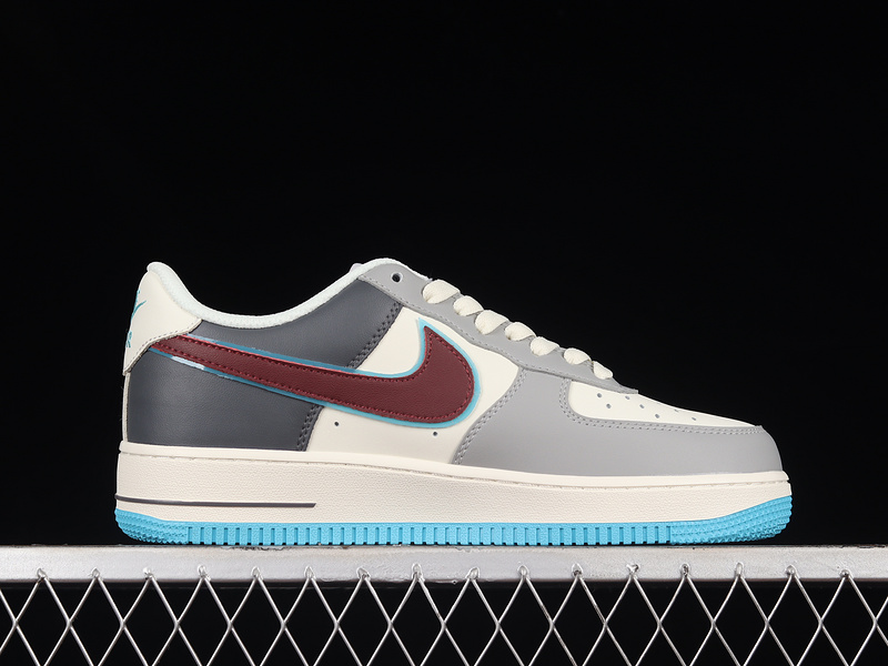 Air Force 1 Low 07 White/Grey/Red-Blue 13