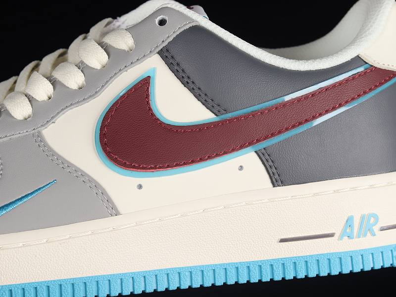 Air Force 1 Low 07 White/Grey/Red-Blue 15