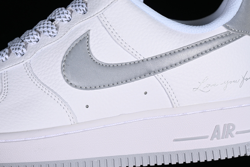 Nocta Nike Air Force 1 '07 Low Certified Lover Boy White/Silver 3